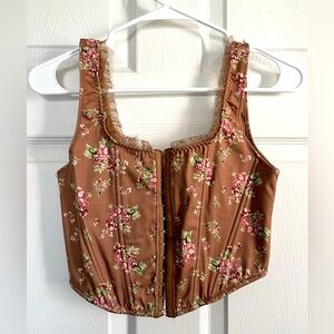 Floral Corset Top